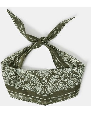 Accessorize Bandana Neckerchief Scarf - Green