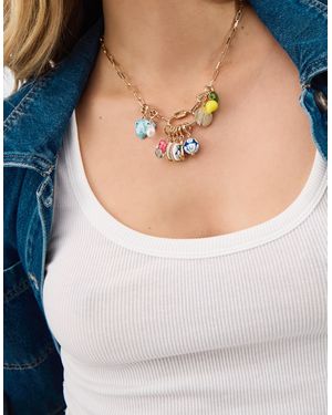 Accessorize 3-Pack Anchor Jewellery Charms - Blue
