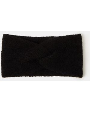 Accessorize Soft Knit Bando Headband - Black