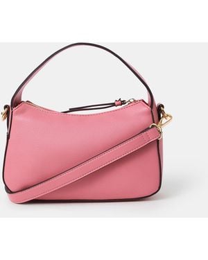 Accessorize Curve Mini Handbag - Pink