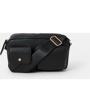 Accessorize Utility Crossbody Bag - Black
