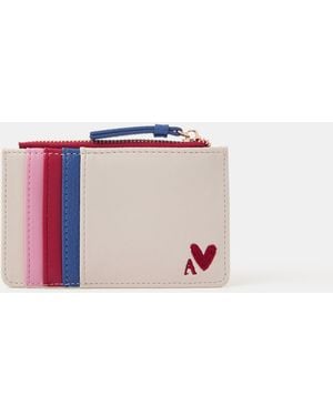 Accessorize Valentines Print Card Holder - Pink