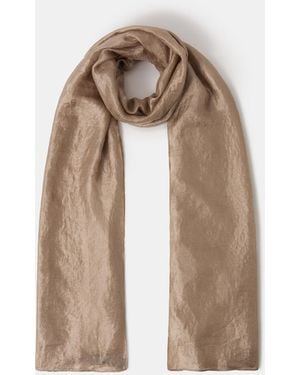 Accessorize Lightweight Shimmer Scarf - Natural
