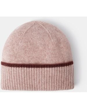 Accessorize Wool & Cashmere Blend Beanie Hat - Pink