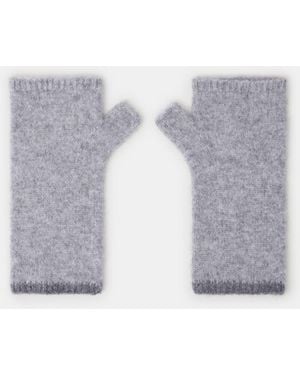 Accessorize Wool & Cashmere Blend Wrist Warmers - Grey