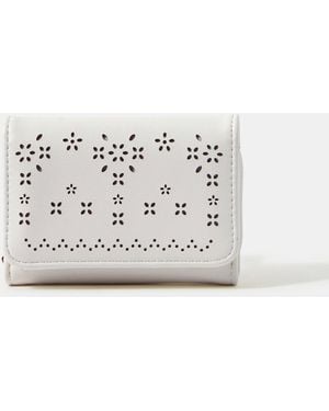 Accessorize Cut Out Purse - White