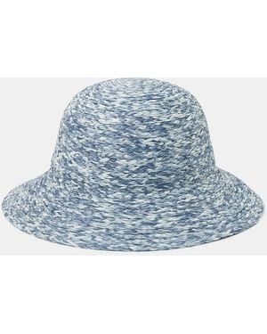 Accessorize Woven Bucket Hat - Blue
