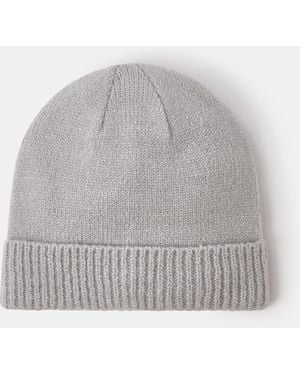 Accessorize Plain Beanie Hat - Grey