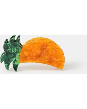 Accessorize Pineapple Claw Clip - Orange