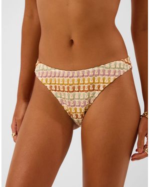 Accessorize Crochet Bikini Bottoms - Brown