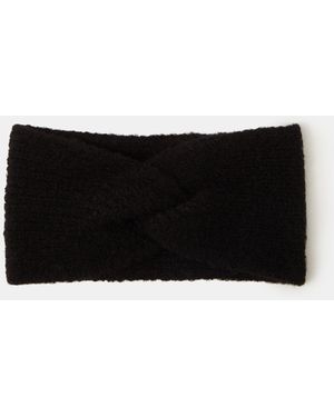 Accessorize Soft Knit Bando Headband - Black