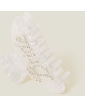 Accessorize Bride Embellished Claw Clip - Natural