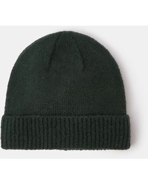 Accessorize Plain Beanie Hat - Green