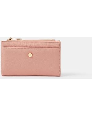 Accessorize Slimline Zip Purse - Pink