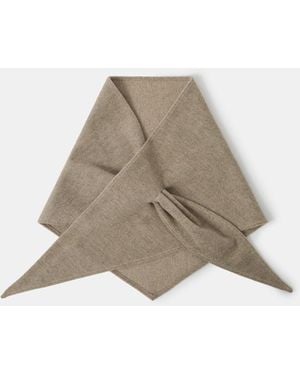Accessorize Large Knitted Triangle Scarf - Metallic