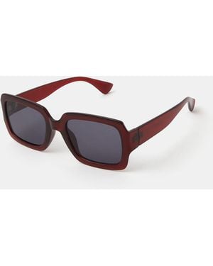 Accessorize Square Sunglasses - White
