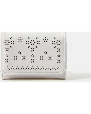 Accessorize Cutwork Purse - White