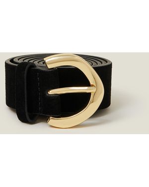 Accessorize Suede Belt - Black
