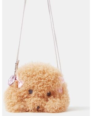 Accessorize Poodle Crossbody Bag - White