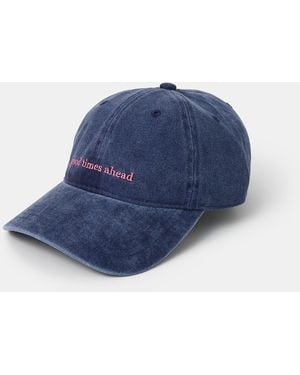 Accessorize Good Times Ahead Baseball Cap - Blue