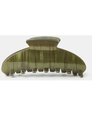 Accessorize Resin Claw Clip - Green