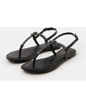 Accessorize Diamanté Strappy Sandals - White