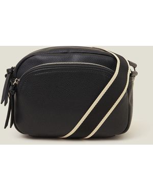 Accessorize Black Webbing Strap Cross-body Camera Bag