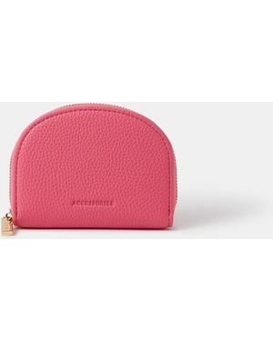 Accessorize Crescent Coin Purse - Pink