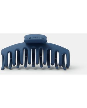 Accessorize Large Matte Claw Clip - Blue