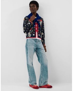 Accessorize Celestial Tie Front Cardigan - Blue