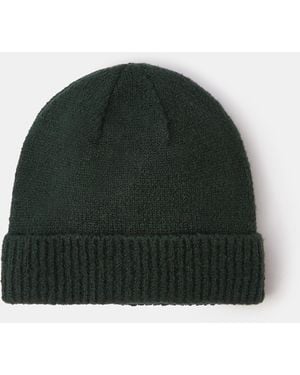 Accessorize Plain Beanie Hat - Green