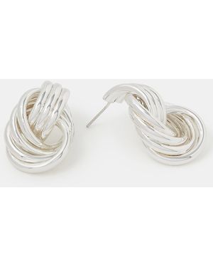 Accessorize Triple Link Knot Drop Earrings - Multicolour