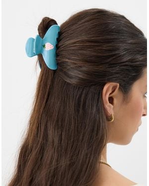 Accessorize 2-Pack Strawberry Print Claw Clips - Pink
