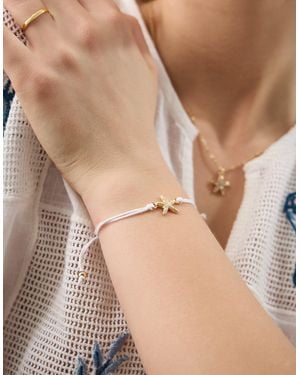 Accessorize Starfish Cord Bracelet - Natural