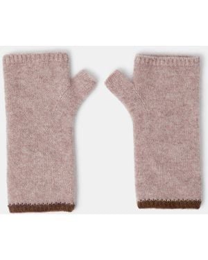 Accessorize Wool & Cashmere Blend Wrist Warmers - Pink
