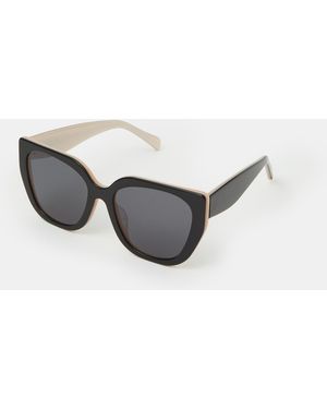 Accessorize Acetate Oversized Mono Square Sunglasses - Multicolour