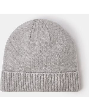 Accessorize Plain Beanie Hat - Grey