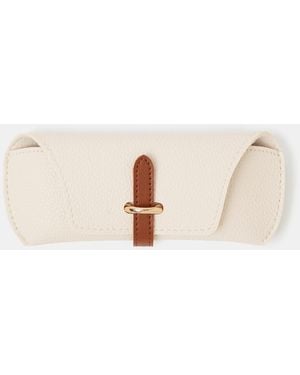 Accessorize Buckle Sunglasses Case - Natural