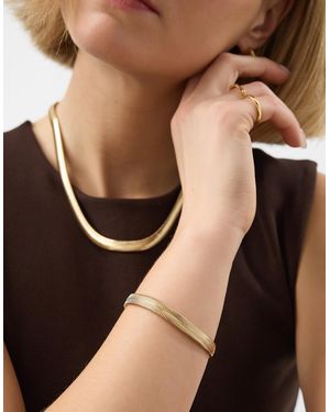 Accessorize Chunky Snake Chain Bracelet - Black