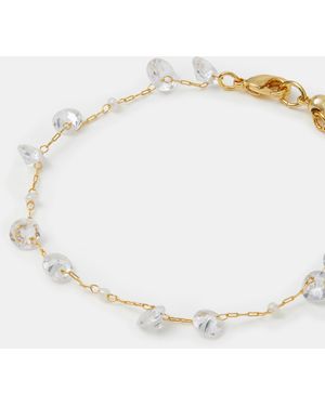 Accessorize 14Ct-Plated Floating Stone Bracelet - Natural