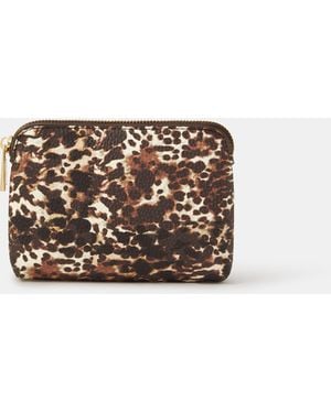 Accessorize Tort Print Coin Purse - Metallic