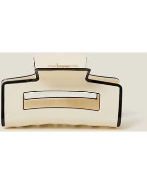 Accessorize Monochrome Claw Clip - Natural