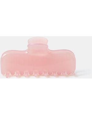 Accessorize Glossy Claw Clip - Pink