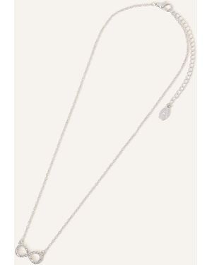 Accessorize Eternity Symbol Pendant Necklace - Natural