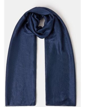 Accessorize Lightweight Shimmer Scarf - Blue