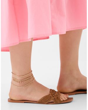 Accessorize 3-Pack Filigree Anklets - Pink