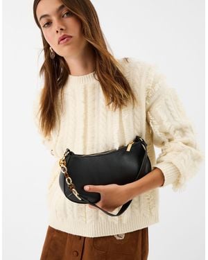 Accessorize Resin Chain Strap Shoulder Bag - Black