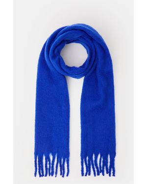 Accessorize Super Fluffy Skinny Scarf - Blue