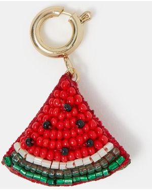 Accessorize Beaded Watermelon Jewellery Charm - Red