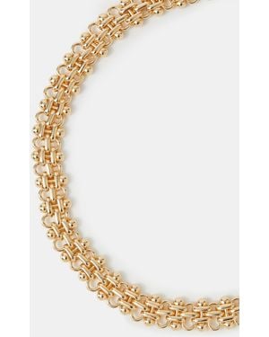 Accessorize Statement Chain Necklace - Brown